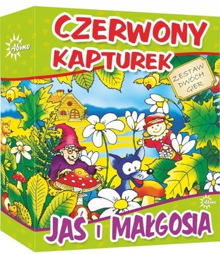 Gra Planszowa RODZINNA dla Dzieci ZESTAW 2 Gry HIT