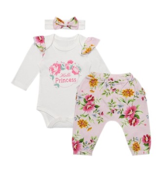 Komplecik niemowlęcy body i spodenki r.80 bawełna