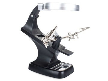 РУЧКА ДЛЯ ПАЙКИ ТРЕТЬЕЙ РУКИ, 10 СВЕТОДИОДОВ, USB-УВЕЛИЧЕНИЕ