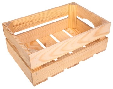 POJEMNIK PUDEŁKO SKRZYNKA DREWNIANA 30x20 PREZENT