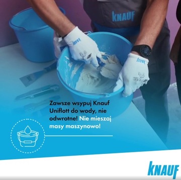 Шпатлевка УНИФЛОТТ пропитанная для ванной КНАУФ 5 кг