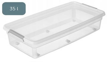 POJEMNIK PUDEŁKO NA KOŁACH ORGANIZER POD ŁÓŻKO 35l