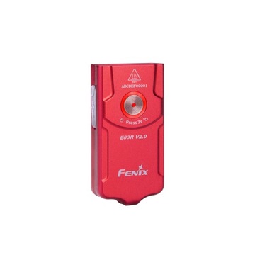 Красный светодиодный фонарик Fenix ​​E03R V2.0, ограниченная версия