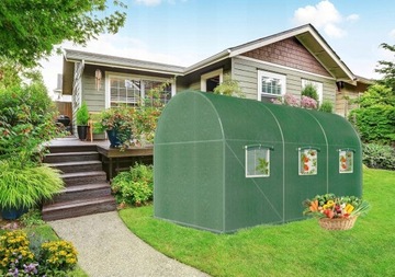 САДОВЫЙ ТУННЕЛЬ из ФОЛЬГИ БОЛЬШОЙ Садовая теплица для ОВОЩЕЙ ПАЛАТКА ИЗ ФОЛЬГИ