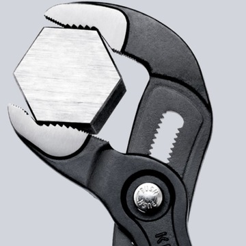 SZCZYPCE NASTAWNE COBRA DO RUR KNIPEX KLUCZ 125 MM ZACISKOWE 61 HRC 8701125