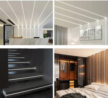 Угловой светодиодный профиль, белый, угловой, 2 м, с опаловым абажуром + 4 торцевых заглушки, КОМПЛЕКТ