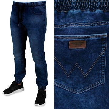 SPODNIE MĘSKIE JOGGER JEANS W46 ROZMIAR 7XL