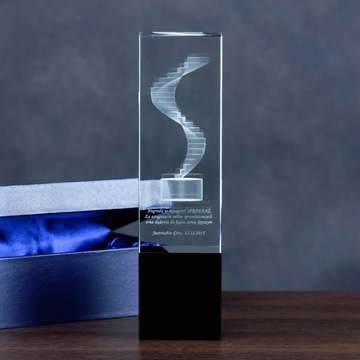 STATUETKA 3D SCHODY do sukcesu dla pracownika