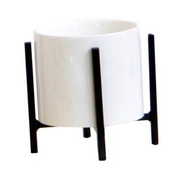 Ceramiczny wazon żelazny stojak do domu