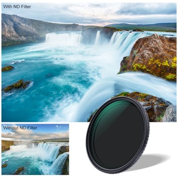 Регулируемый серый фильтр K&F Concept Nano X (ND2-ND32) 86 мм