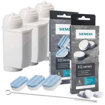 3x FILTR + TABLETKI SIEMENS BOSCH TZ80002 TZ80001