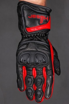 КОЖАНЫЕ МОТОЦИКЛОВЫЕ ПЕРЧАТКИ HUSAR ZR RACE RED