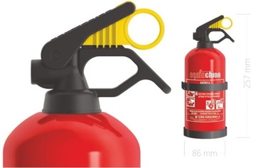 Gaśnica proszkowa GP-1 BC z wieszakiem