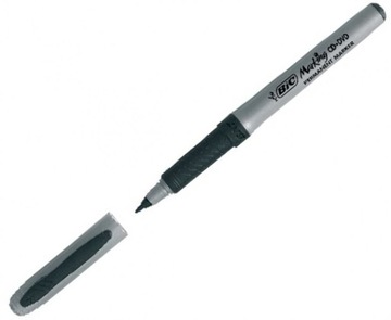 MARKER PERMANENTNY CZARNY BIC GRIP ULTRA FINE 0.8mm do PŁYT CD DVD