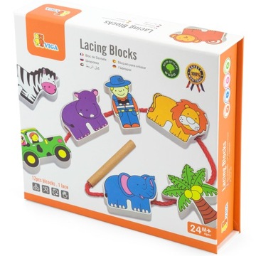 НАБОР ДЕРЕВЯННОЙ РЕЗЬБЫ VIGA ZOO SAFARI