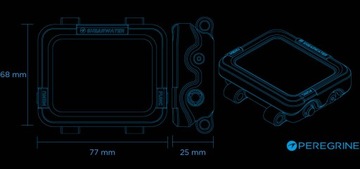 Компьютер для дайвинга Shearwater Peregrine ADVENTURES, серый