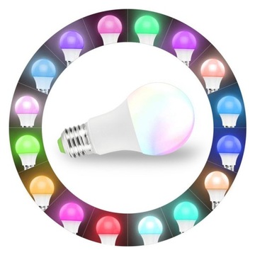 Светодиодная лампа Google Alex Area LED E27 7 Вт, 1 шт., лампа WiFi