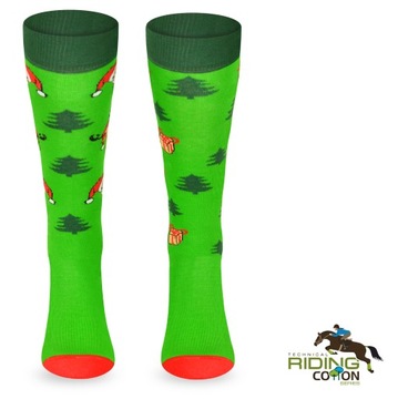 Гольфы для верховой езды САНТА, подарок на Новый год.