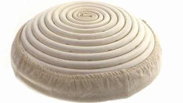 КОРЗИНКА ДЛЯ ПОДЪЕМНОГО ХЛЕБА ИЗ РОТАНА 21 СМ, 2 ШТ.