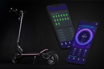ЭЛЕКТРИЧЕСКИЙ СКУТЕР TECHLIFE Q7 с быстрой зарядкой IPX6 SMART BMS Hydraulics
