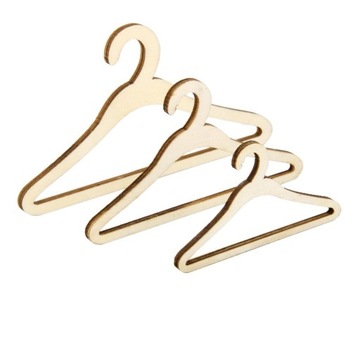 Натуральные деревянные вешалки, аксессуары для кукол, пальто, платье