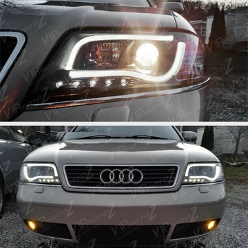 AUDI A6 C5 4B 01-04 SVĚTLA SVĚTLOMET LED NEON H1