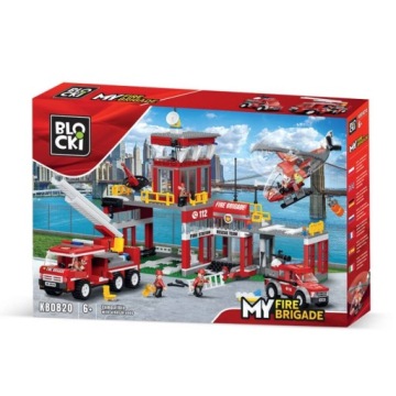БЛОКИ БЛОКИ ПОЖАРНАЯ СТАНЦИЯ CITY MyFIRE 841