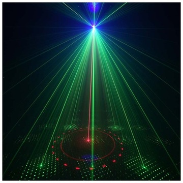 МУЛЬТИФЕКТНАЯ СВЕТОДИОДНАЯ ПОДСВЕТКА ЦВЕТНАЯ ПОДСВЕТКА ДЛЯ ДИСКОТЕЧНОСТИ RGB УФ ЛАЗЕР + ПУЛЬТ ДИСТАНЦИОННОГО УПРАВЛЕНИЯ