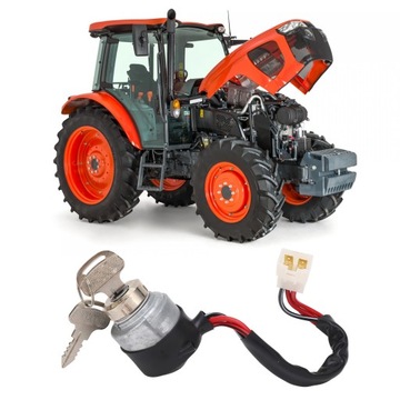 Wyłącznik zapłonu ciągnika 52200-41210 ze stopu aluminium kluczyk zapłonowy