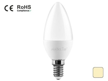 Żarówka LED E14 C30 3W biała ciepła 249lm