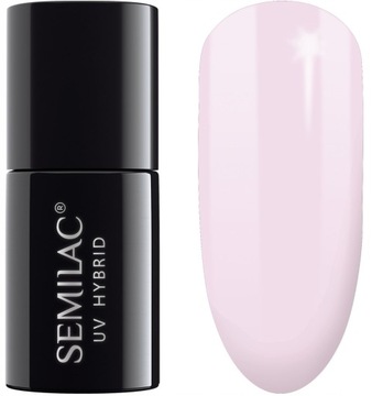 Lakier hybrydowy do paznokci różowy #157 Semilac Little Rosie 7 ml