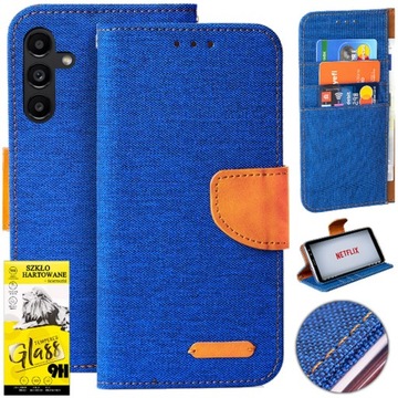 Etui Portfel Case OBUDOWA KOLORY + Szkło do Samsung Galaxy M34 5G / A24 4G