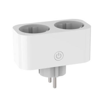 Интеллектуальная розетка WiFi Tuya, двойной ваттметр
