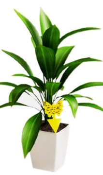 ЖЕЛТАЯ БУМАГА ДЛЯ ЗЕМЛЯНЫХ ГОРШКОВ, 12 ШТ.