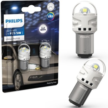 Żarówki LED PHILIPS Ultinon Pro3100 P21/5W 6000K