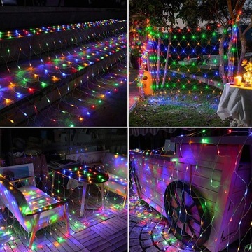 СЕТКА 144 LED MULTICOLOR 2X2M освещение