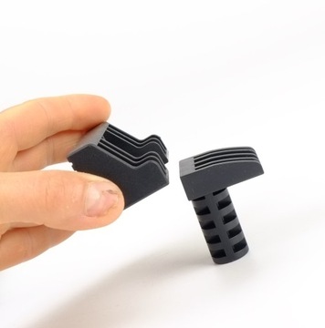 Широкие пластиковые ручки, набор из 4 ручных собачек.