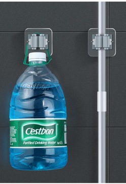 САМОКЛЕЯЩАЯСЯ ВЕШАЛКА ДЛЯ ШВАБРЫ, МЕТЛЫ, ГРАБЕЙ