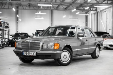 Mercedes Klasa S W126 Sedan 2.8 SE,SEL 185KM 1983 Mercedes S 280 Stan Kolekcjonerski. Klimatyzacja.