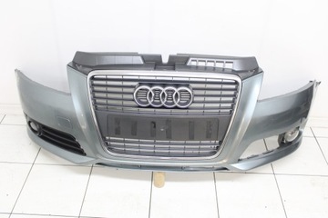 AUDI A3 8P LIFT 08R- ZDERZAK PRZÓD PRZEDNI GRILL LY7E