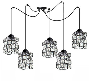 LAMPA SUFITOWA,KRYSZTAŁKI DO SALONU SPELL 200 LED