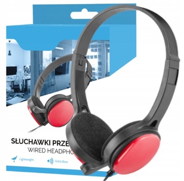 SŁUCHAWKI Z MIKROFONEM GAMINGOWE ZESTAW DLA GRACZY