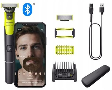GOLARKA TRYMER PHILIPS OneBlade 360 BRODY TWARZY MĘSKA Z APLIKACJĄ + ETUI