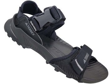 ADIDAS TERREX HYDROTERRA ID4269 BUTY MĘSKIE SANDAŁY NA RZEP CZARNE TRAXION