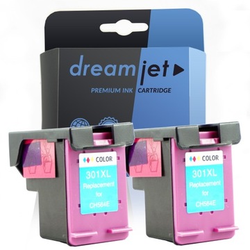 2x Tusz do drukarki HP 301XL ENVY 5530 5532 5535