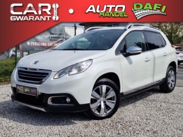 Peugeot 2008 I 2014 Peugeot 2008 1.2 110PS Navi Panorama Bialy Alu Piekny Gwarancja 1.2