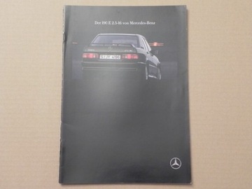 Prospekt - MERCEDES 190 E 2.5-16 W201 - 1990 r