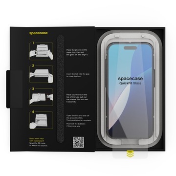 SZKŁO HARTOWANE DO IPHONE 16 PRO SZYBKA Z APLIKATOREM QUICKFIT - 2 SZTUKI