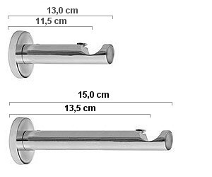 ОДИНОЧНЫЕ МЕТАЛЛИЧЕСКИЕ КАРДИНСЫ. O19MM 240CM КРИСТАЛЛ СТАЛЬ