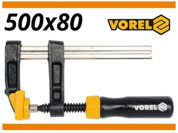 Струбцина столярная 80х500мм 37109 Ворел